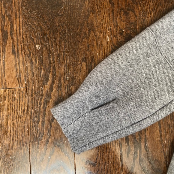 Knitted long cardigan with faux fur - Picture 6 of 6